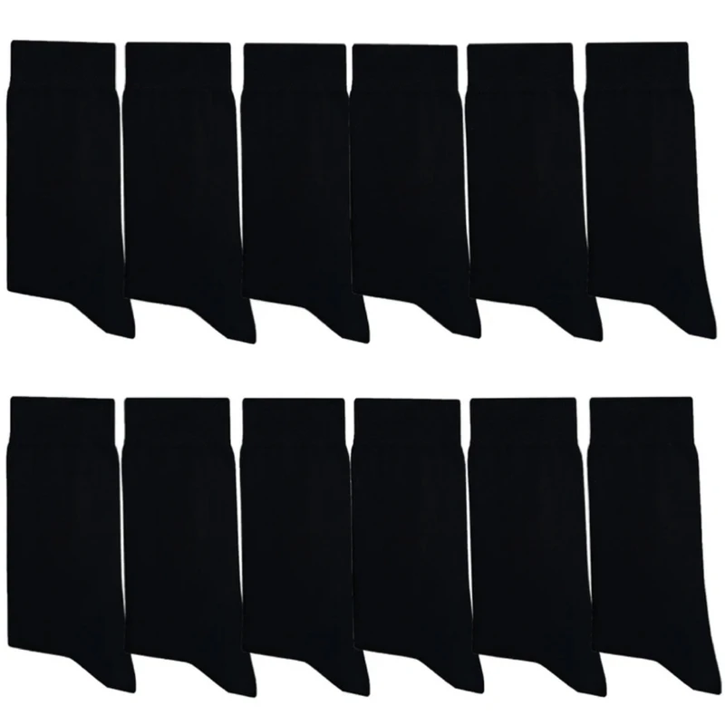 جوراب ساق بلند مردانه هنرمند مدل cv_12 مجموعه ۱۲ عددی