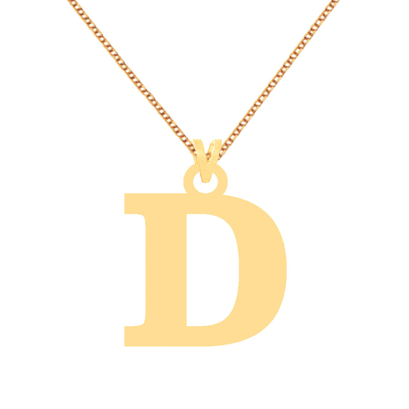 گردنبند طلا 18 عیار زنانه کرابو طرح D مدل Kr71662