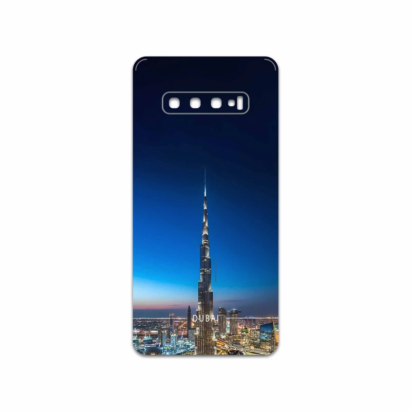 برچسب پوششی ماهوت مدل Dubai City مناسب برای گوشی موبایل سامسونگ Galaxy S10 Plus
