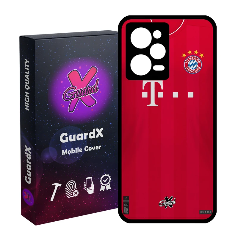 کاور گارد ایکس طرح بایرن مونیخ مدل Glass10231 مناسب برای گوشی موبایل شیائومی Redmi Note 12 Pro 5G/Poco X5 Pro 5G/Note 12 Pro Pro speed