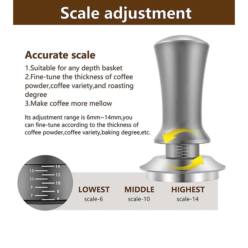 تمپر قهوه مدل تکنیکال ۵۱ تمپر قهوه مدل تکنیکال ۵۱