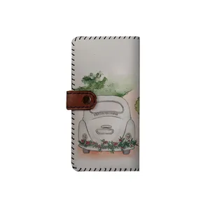 کیف پول چرمی ترمه طراحان ایده مدل بنددار کد nrg006