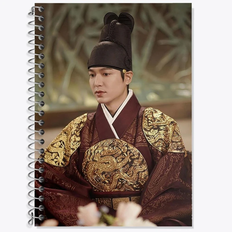 دفتر زبان 50 برگ خندالو مدل دو خط طرح لی مین هو Lee min ho کد 20886