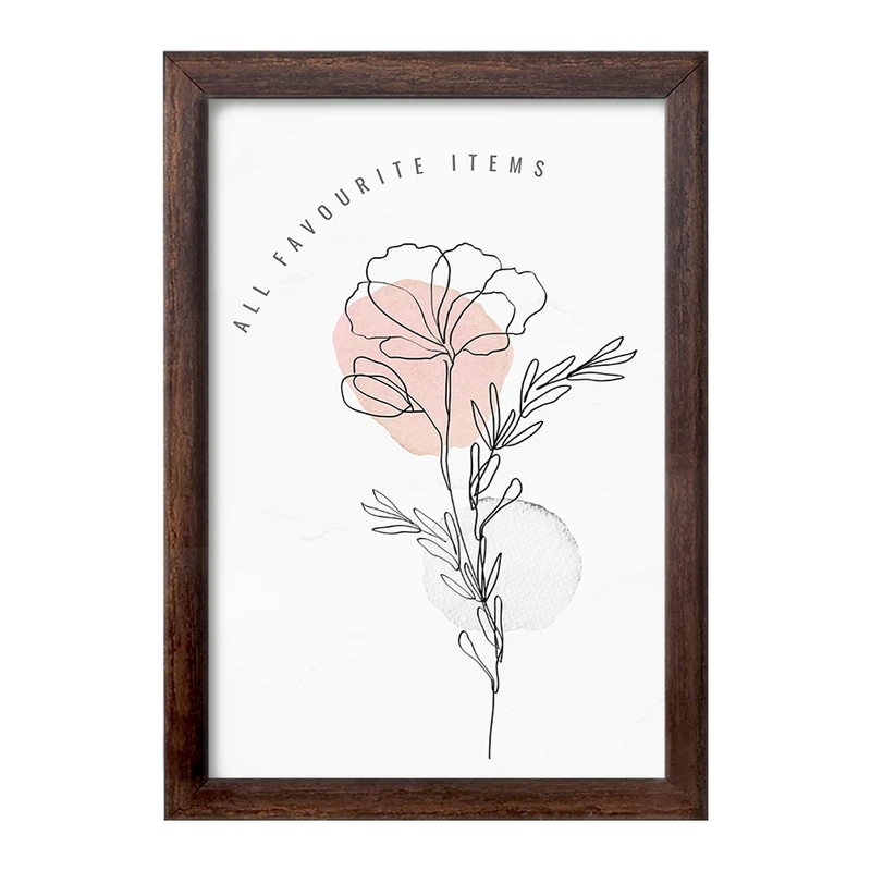 تابلو خندالو طرح دکوراتیو (decorative) کد F1545