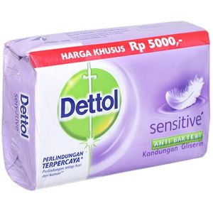 صابون ضد باکتری دتول مدل سنستیو وزن 100 گرم بسته 6 عددی
