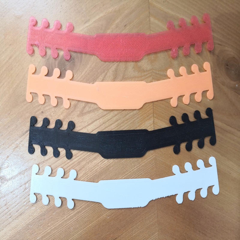 گیره نگهدارنده بند ماسک صورت مدل MPC3T بسته 25 عددی