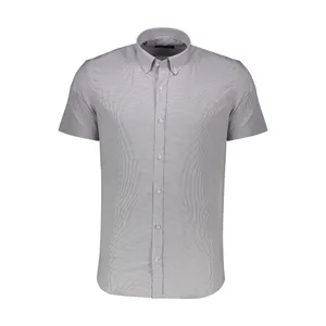 پیراهن آستین کوتاه مردانه کیکی رایکی مدل MBB20006-405