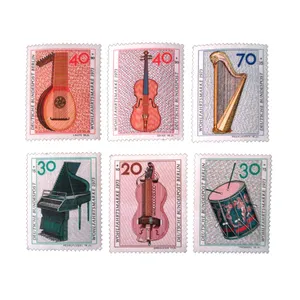 تمبر یادگاری مدل سازهای موسیقی کد DS2990 مجموعه 6 عددی