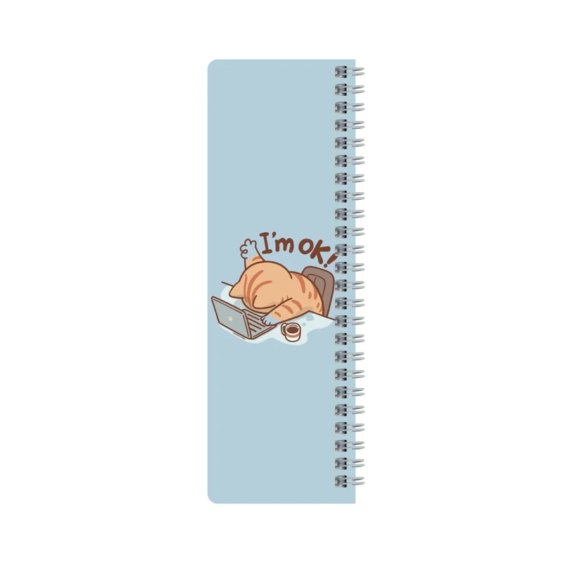 دفتر برنامه‌ریزی 50 برگ مدل تو دولیست طرح گربه کیوت کد 1