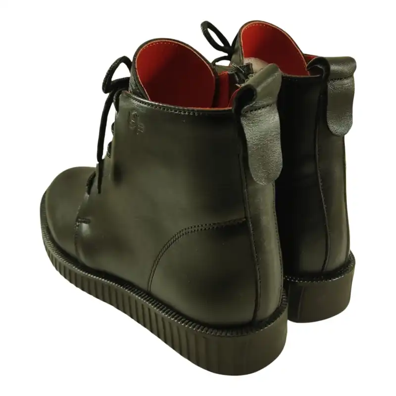 نیم بوت زنانه مدل چرم طبیعی کد 675.2