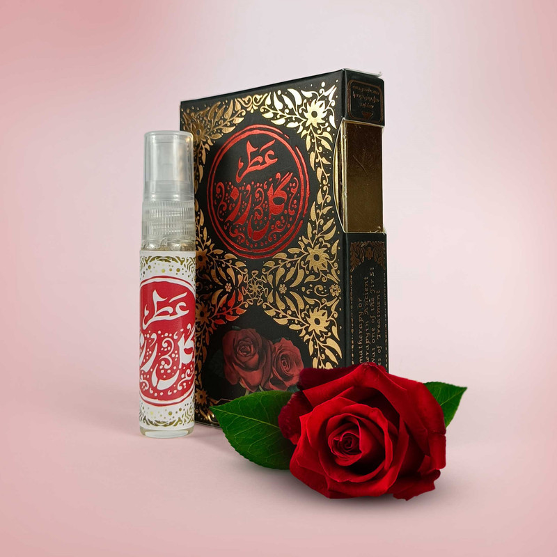 عطر جیبی طیبستان مدل گل رز حجم 5 میلی لیتر