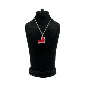 گردنبند نقره دخترانه مدل قلب