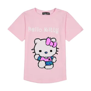 تی شرت دخترانه کیکی رایکی مدل KBB02818-013