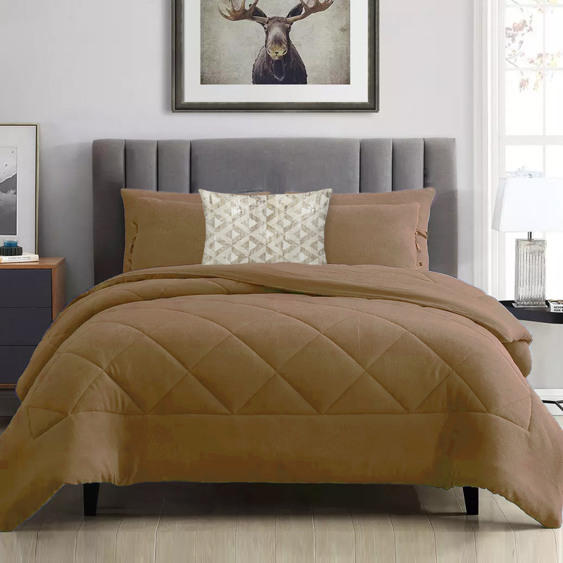 سرویس روتختی دو نفره 7 تکه نوپه هوم مدل MKK04 M47 کتان مخمل