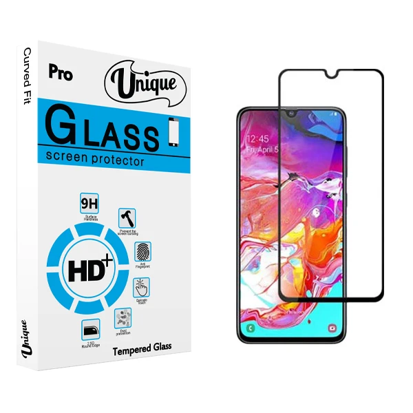 محافظ صفحه نمایش يونيک مدل +Clear مناسب برای گوشی موبایل سامسونگ Galaxy A70