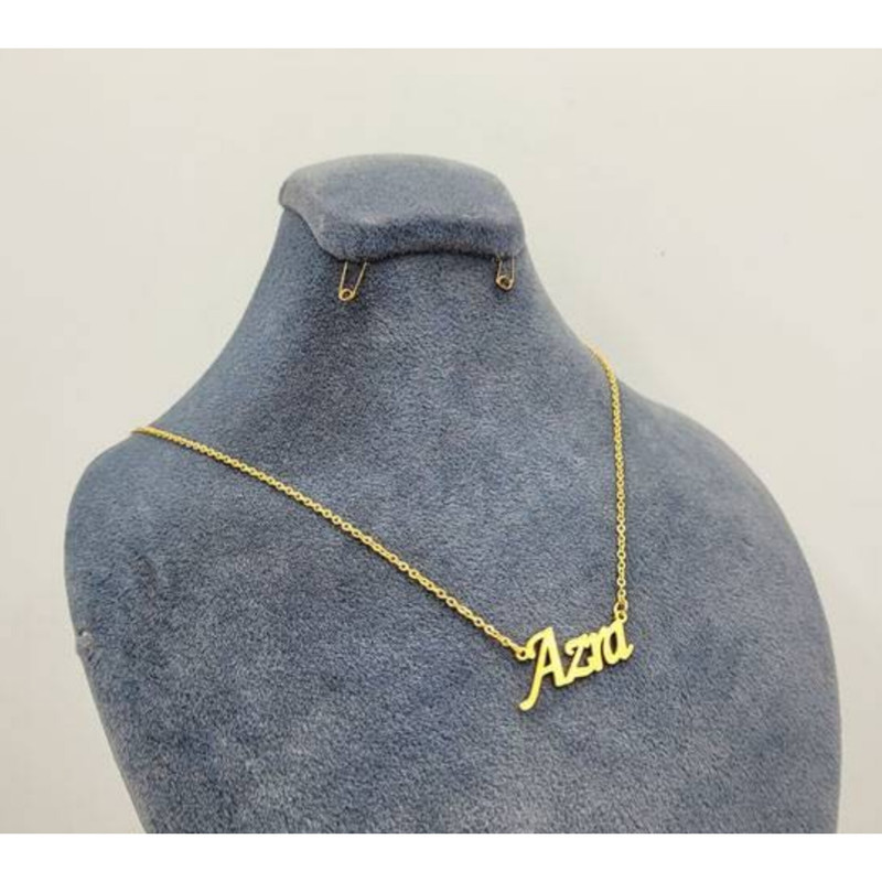 گردنبند زنانه مدل اسم عذرا