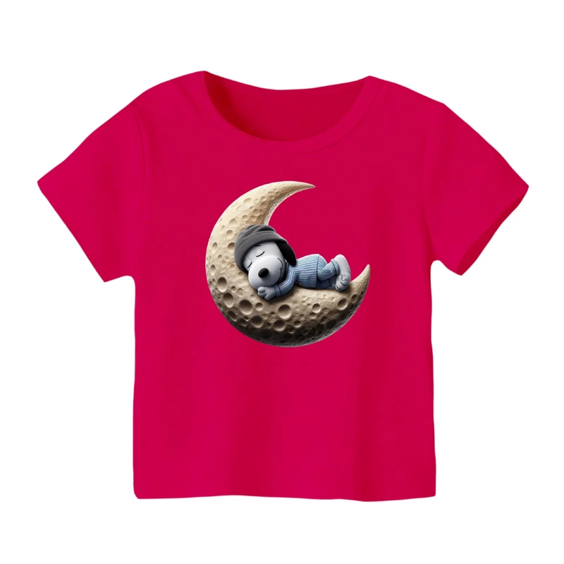 تی شرت آستین کوتاه بچگانه مدل اسنوپی کد ۶۶