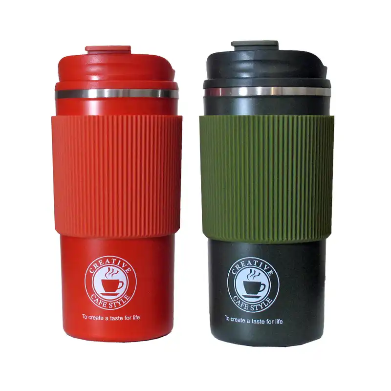 ماگ سفری مدل دور سیلیکونی GBT29 گنجایش 0.45 لیتر