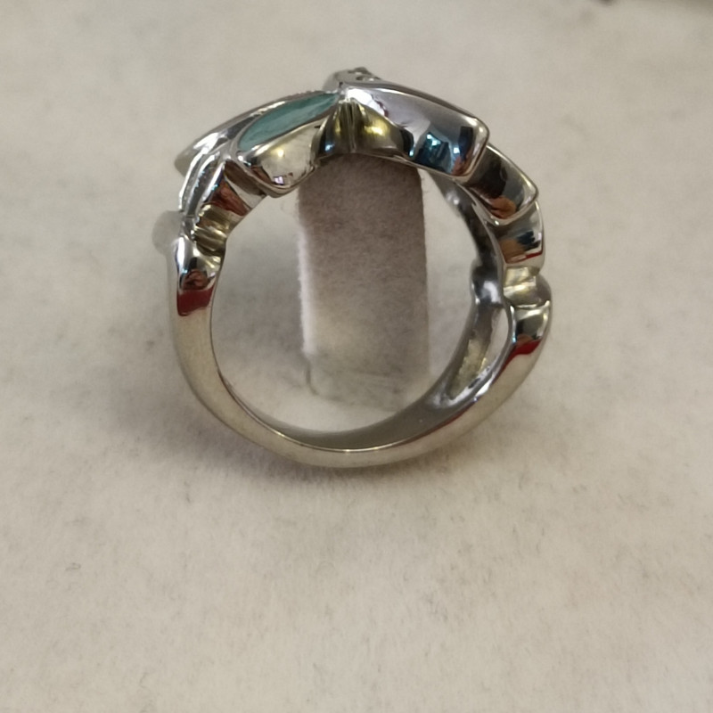 انگشتر زنانه مدل سنجاقک نگین دار