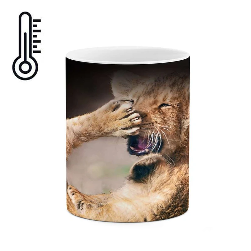 ماگ حرارتی کاکتی مدل بچه شیر کد mgh10895