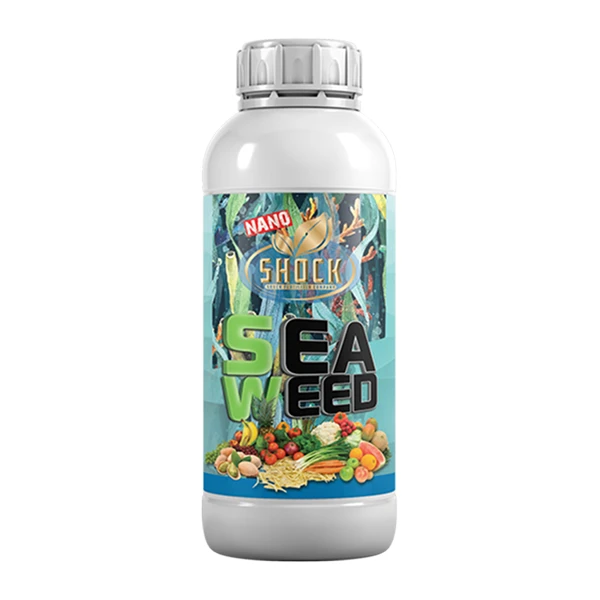 کود مایع جلبک دریایی شوک مدل Seaweed حجم یک لیتر