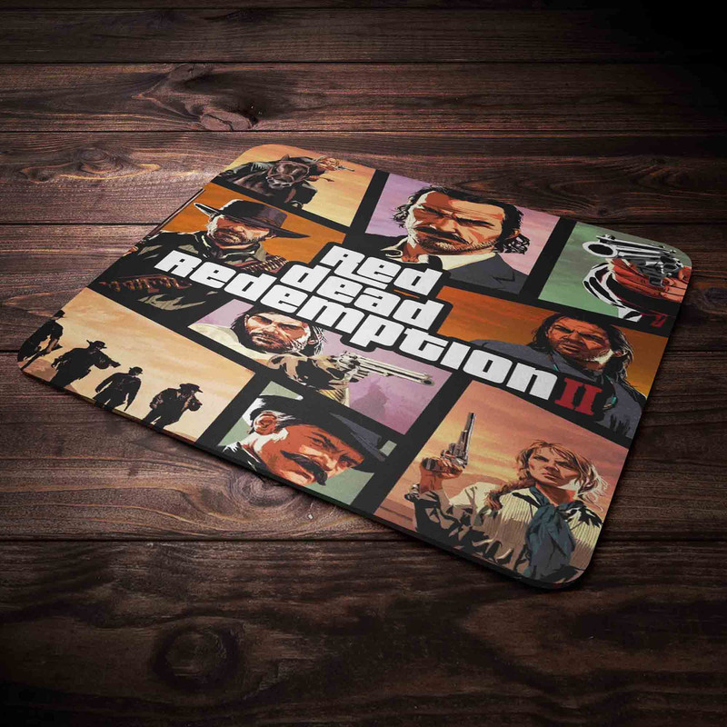 ماوس پد مدل  red dead 2 1