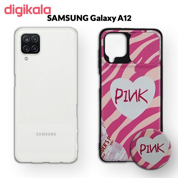 کاور مدل SA515j مناسب برای گوشی موبایل سامسونگ Galaxy A12 به همراه پایه نگهدارنده main 1 1