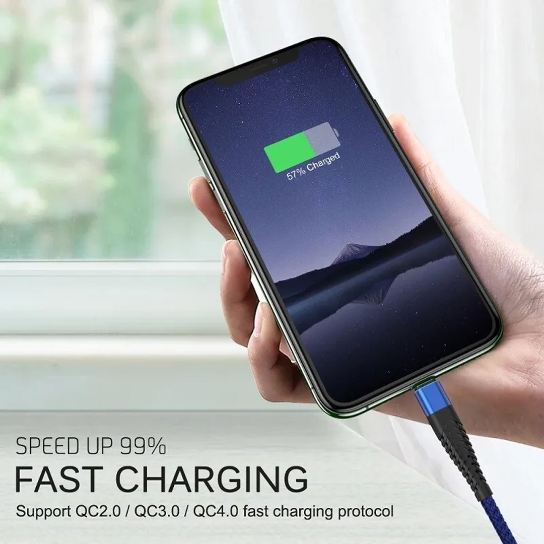 کابل شارژ USB به USB-C آروین مدل CA-01V طول 1 متر