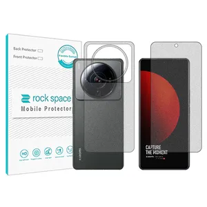 Matte Rockspace HyMTT screen protector suitable for Xiaomi 12S Ultra mobile phone with back protector