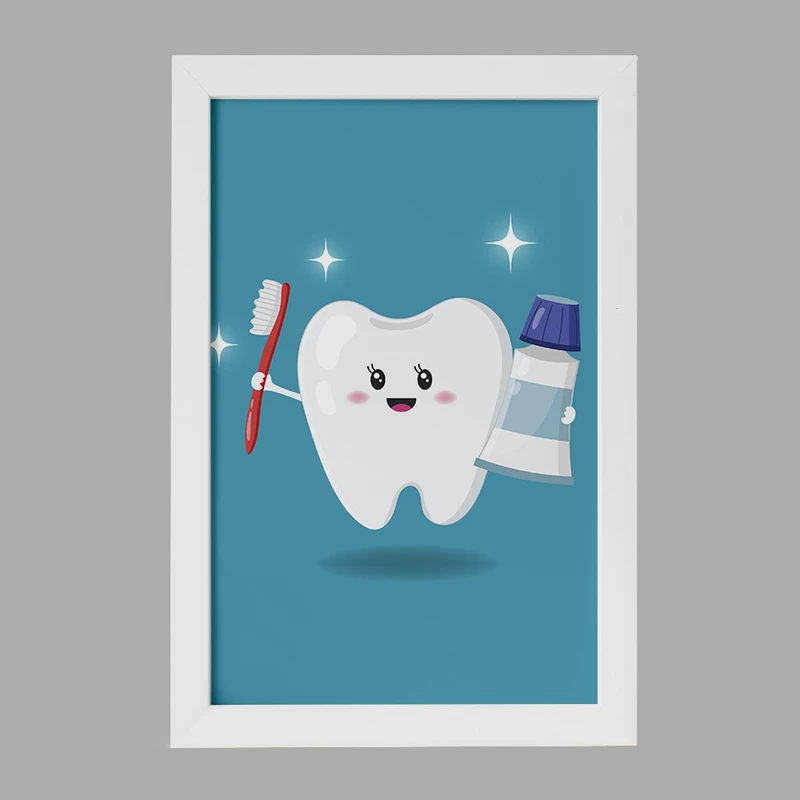 تابلو خندالو مدل دندان و دندان پزشکی کودکانه کد 36746