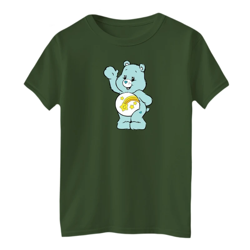 تی شرت آستین کوتاه بچگانه مدل خرس مهربون کد 01