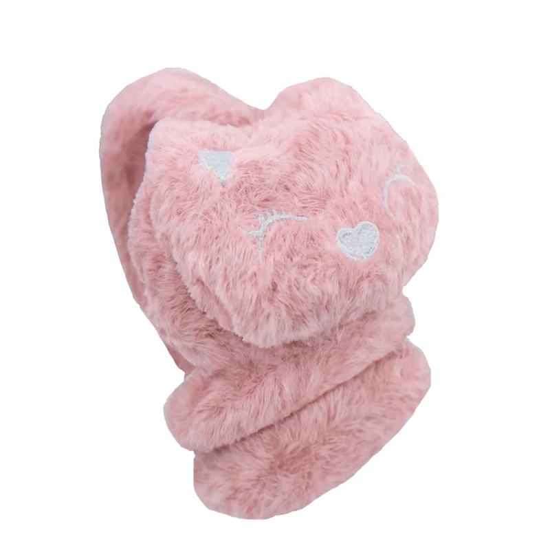 گوش گیر زمستانی بچگانه مدل هدفونی طرح گربه