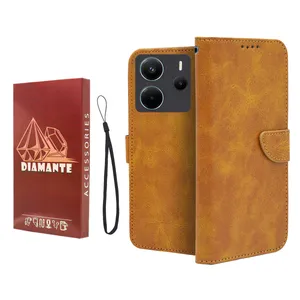 کیف کلاسوری دیامانته مدل Mortand Ros مناسب برای گوشی موبایل شیائومی Redmi Note 14 4G به همراه بندآویز