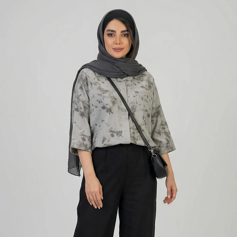 مانتو زیر باسن زنانه السانا مدل آذرگل کد 225903