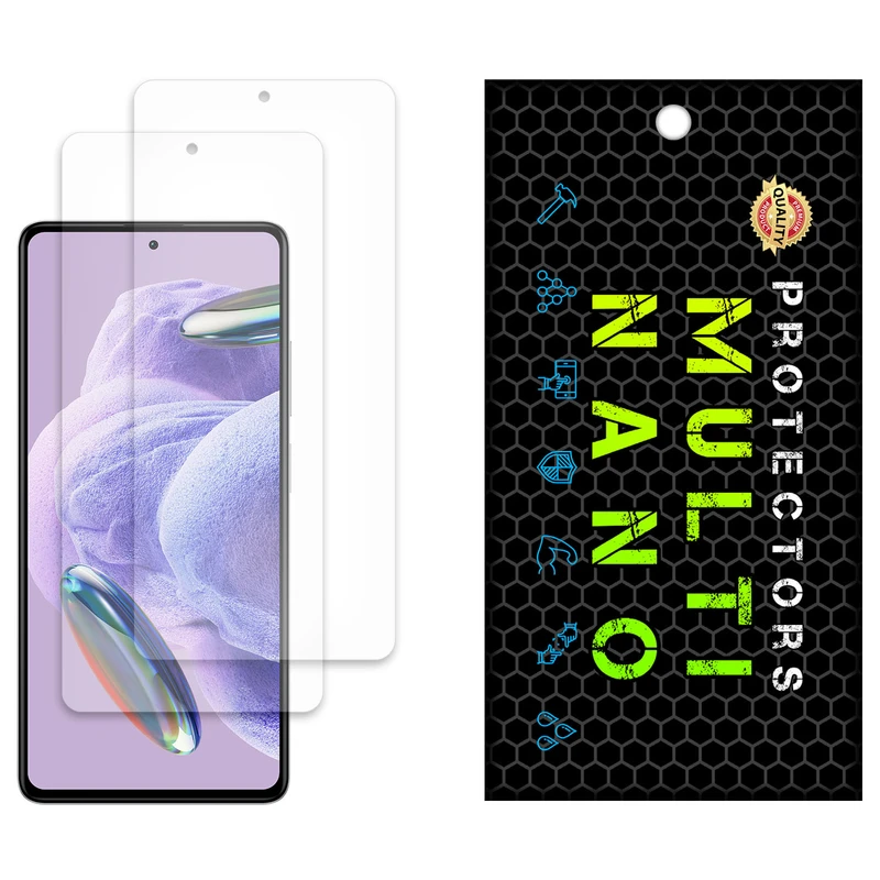 محافظ صفحه نمایش مات مولتی نانو مدل X-S2M مناسب برای گوشی موبایل شیائومی Redmi Note 12 Pro Plus بسته دو عددی