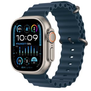 ساعت هوشمند اپل مدل Ultra 2 2024 Titanium Case Ocean Band 49mm