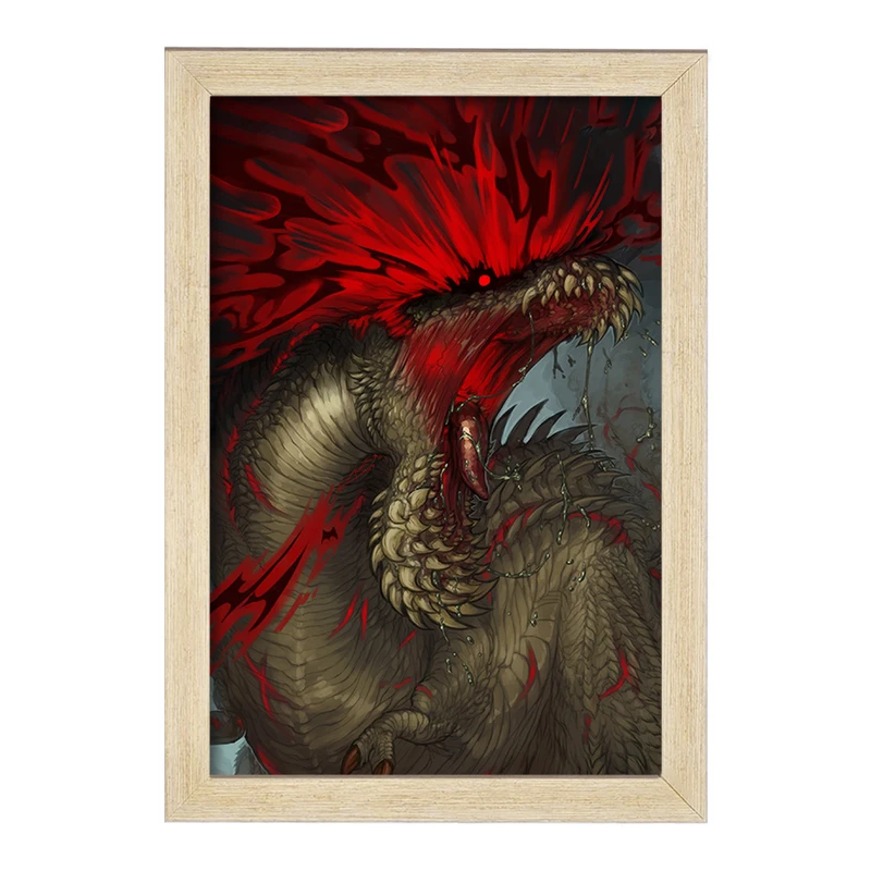 تابلو خندالو مدل بازی شکارچی هیولا (Monster Hunter) کد 33248