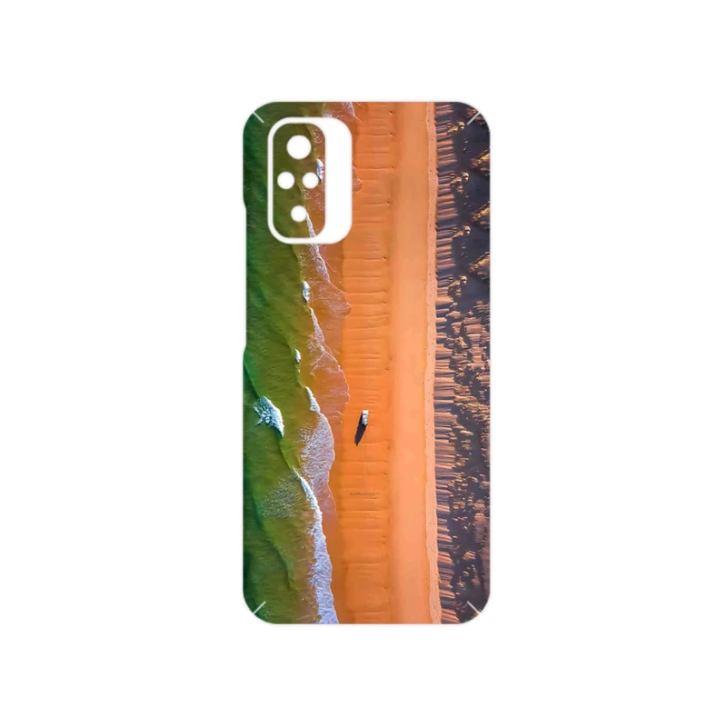 برچسب پوششی ماهوت مدل Beach and Green Sea مناسب برای گوشی موبایل شیائومی Redmi Note 10s
