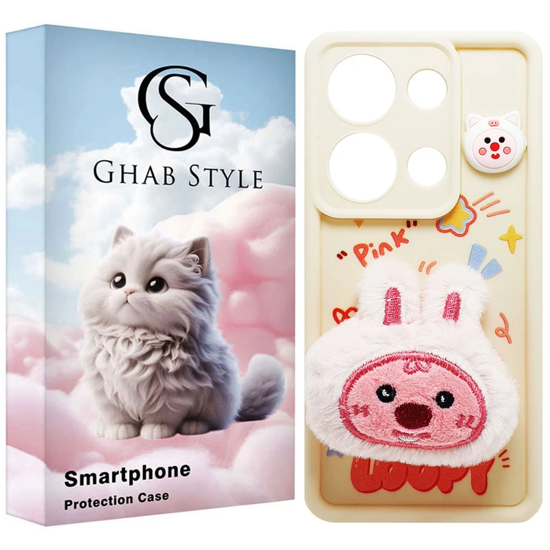 کاور قاب استایل مدل سیلیکونی طرح مخملی مناسب برای گوشی موبایل شیائومی  Redmi Note 13 Pro 4G / Poco M6 Pro 4G