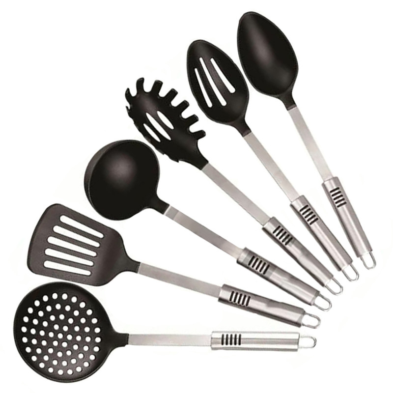 سرویس 7 پارچه کفگیر و ملاقه یونی هوم مدل 6680C سرویس 7 پارچه کفگیر و ملاقه یونی هوم مدل 6680C