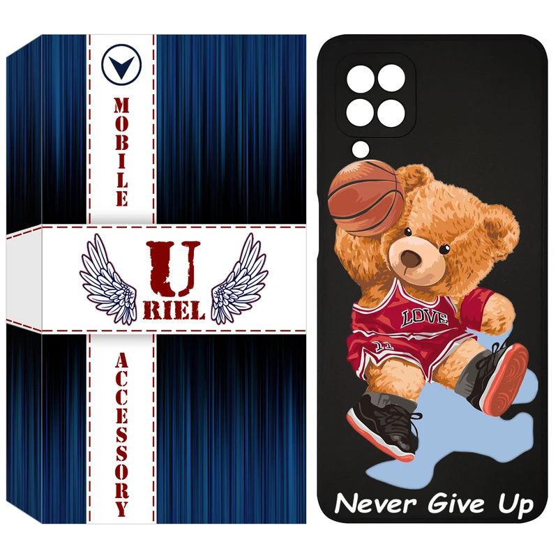 کاور یوریل مدل KSH کد 63 طرح خرس ورزشکار مناسب برای گوشی موبایل سامسونگ Galaxy A22 4G / M32 4G / M22 4G