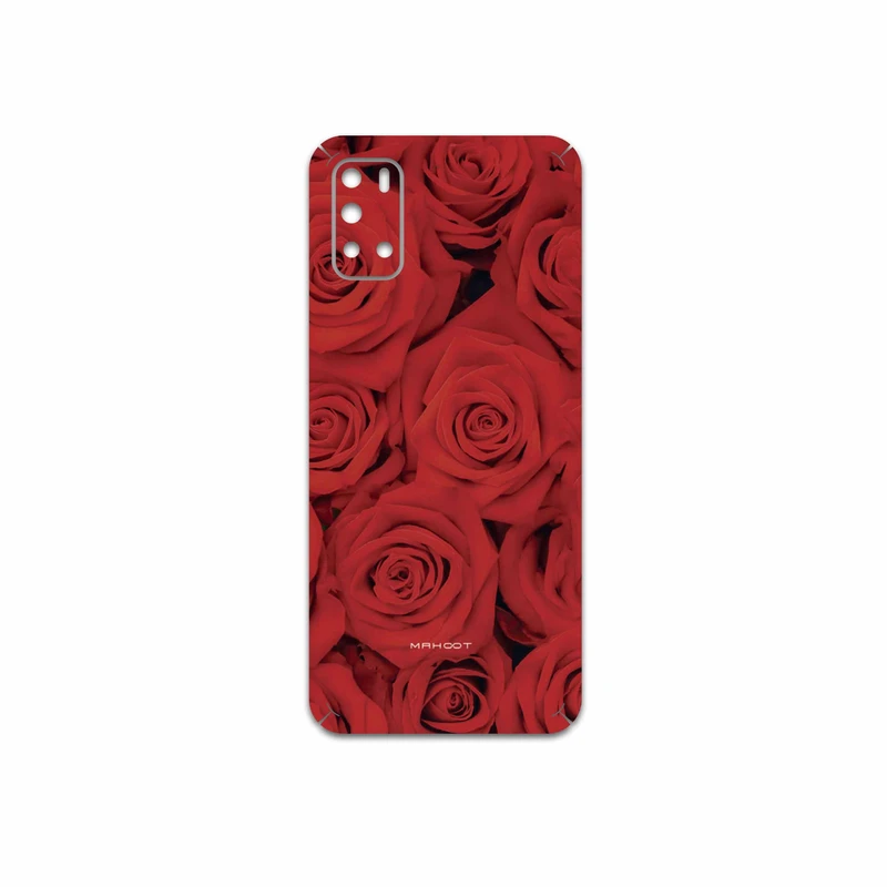 برچسب پوششی ماهوت مدل Red-Flower مناسب برای گوشی موبایل جی پلاس Z10