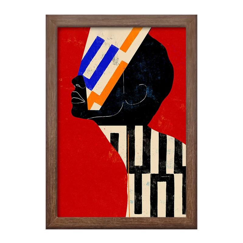 تابلو خندالو طرح دکوراتیو (decorative) کد F29