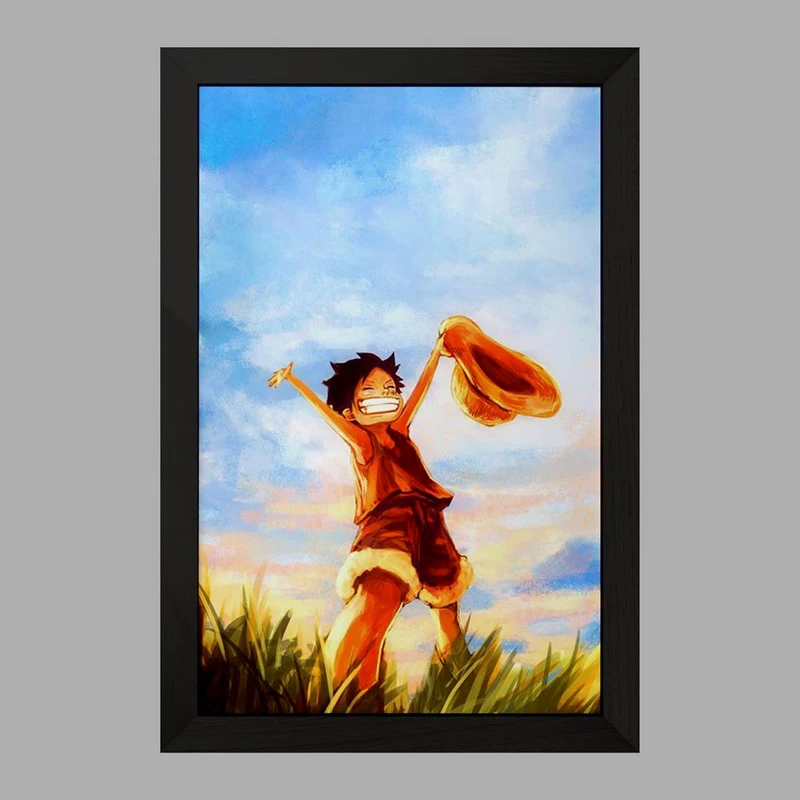 تابلو خندالو مدل لوفی انیمه وان پیس One Piece  کد 17256