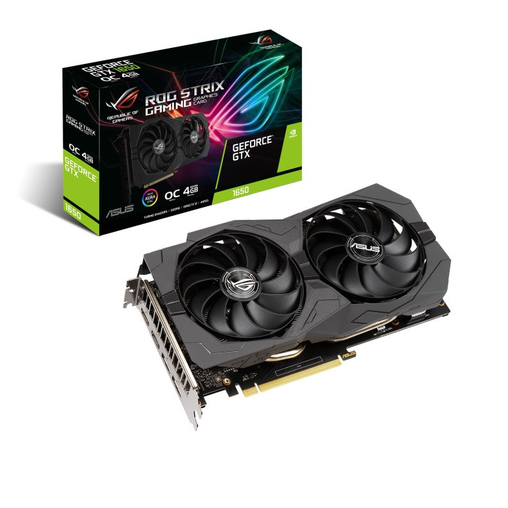 کارت گرافیک ایسوس مدل ROG-STRIX-GTX1650-O4GD6-GAMING