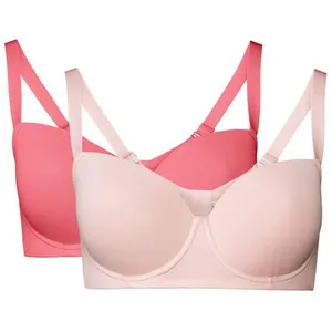 سوتین زنانه اسمارا مدل Lingerie-2-Damen-Buegel-BHs مجموعه 2 عددی