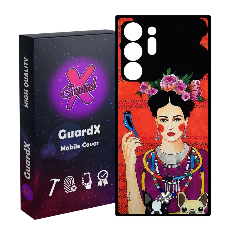 کاور گارد ایکس طرح دختر مدل Glass10150 مناسب برای گوشی موبایل سامسونگ Galaxy Note 20 Ultra