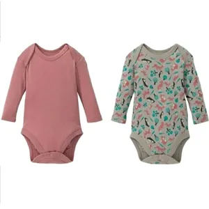 بادی آستین بلند نوزادی لوپیلو مدل lan 319801 مجموعه 2 عددی