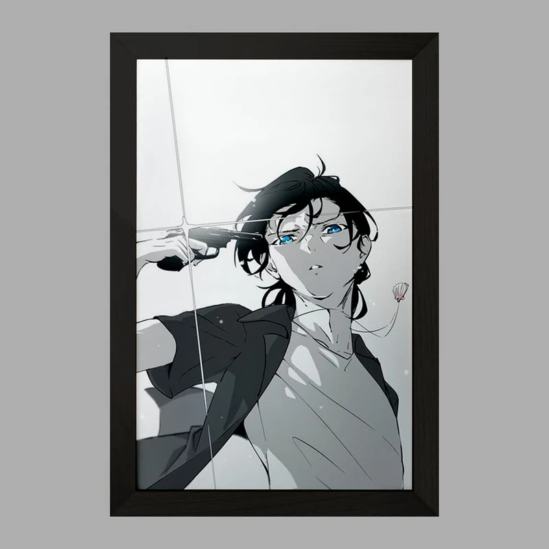 تابلو خندالو مدل شینپی انیمه سامر تایم رندرینگ SUMMER TIME RENDERING  کد 22299