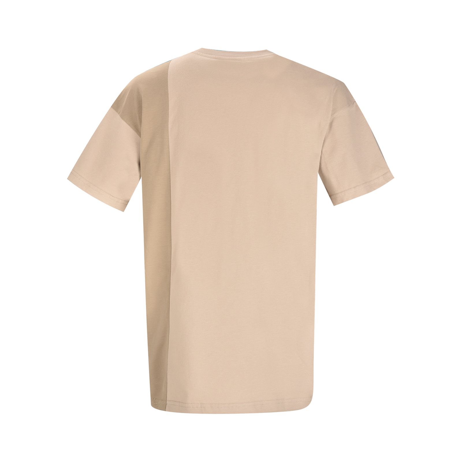 تی شرت آستین کوتاه مردانه بادی اسپینر مدل 3481 کد 1 رنگ کرم -  - 3